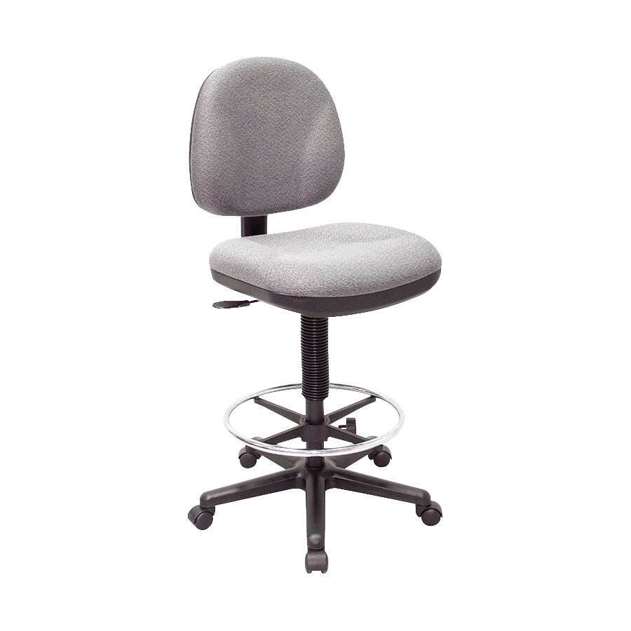 Classroom Select Millenia Task Stool, Gray, 24 x 24 x 40-1/2 to 50-1/2 Inches, 22 to 32 Inch Seat 1112135